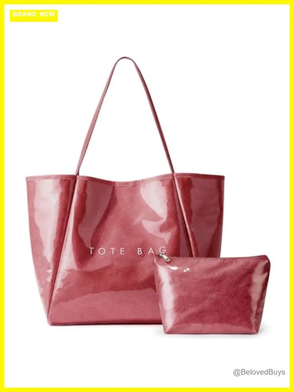 PVC Tote Women Weekender Bag Large Shopper Handbag Oversize Shoulder Travel